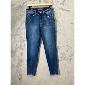 Judy Blue Mid Rise‎ Vintage Wash Boyfriend Denim Jeans Size 27